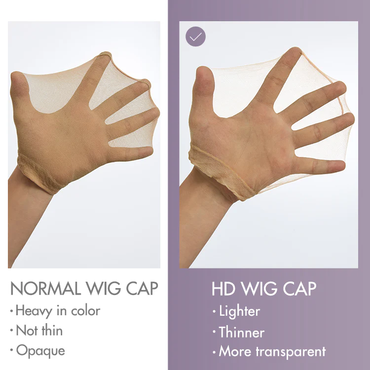 10pcs Stretchy HD Breathable Wig Caps with Non-Slip Elastic Band for Lace Frontal Wigs - Image 2