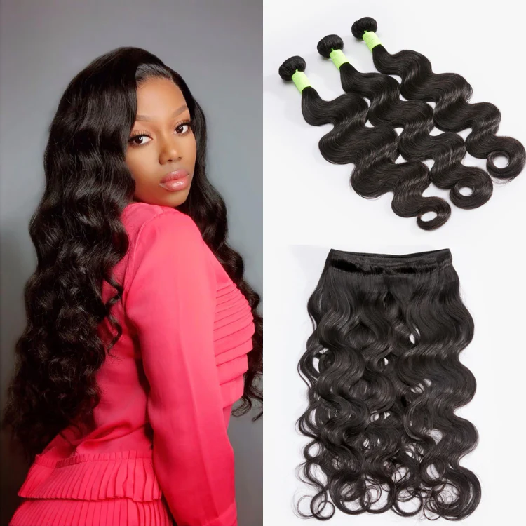 3pcs Body Wave / Water Wave / Deep Wave / Yaki Straight / Silky Straight 100% Virgin Human Hair Bundles - Image 2