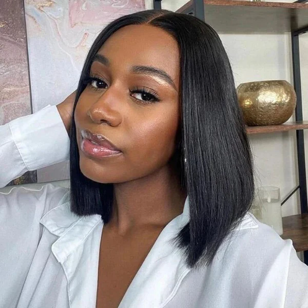 5x5 Closure Glueless Undetectable Lace Bob Wig | Pre-plucked - Image 3