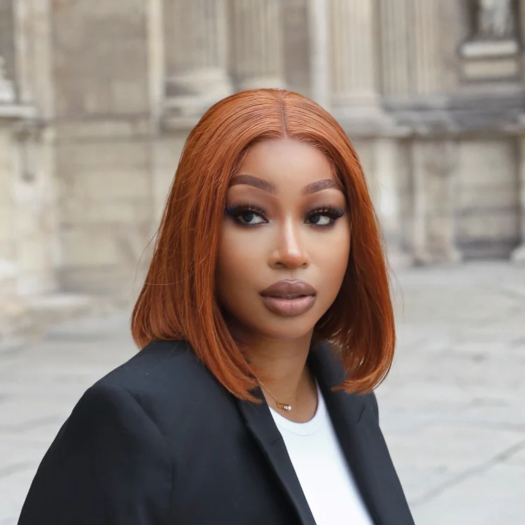 My GO-TO BOB™ - Beginner Friendly Sugar Maple 4x4 Closure Lace Glueless Mid Part Bob Wig - US Only - Image 3
