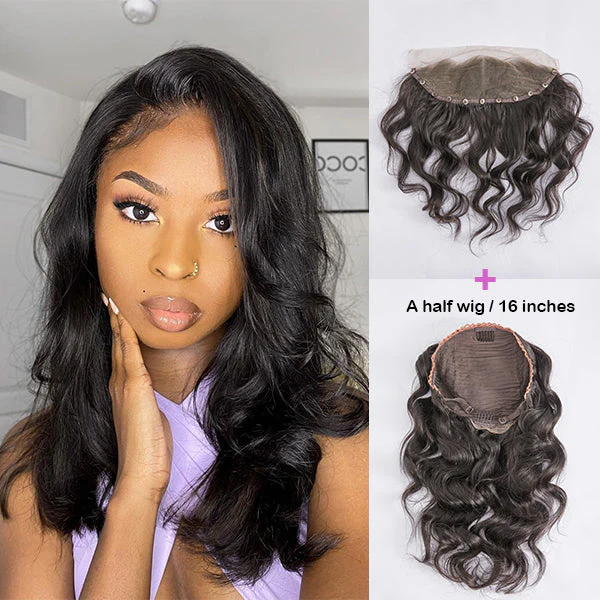 Detachable 13x4 Lace Frontal Lego Wig, Length Switched Arbitrarily | Free Combination - Image 2