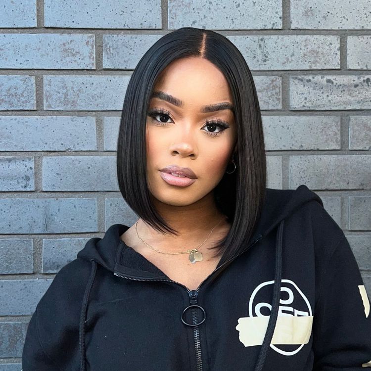 Ion Perm Ultra Straight Glueless Minimalist HD Lace Bob Wig Ready To Go - Image 3