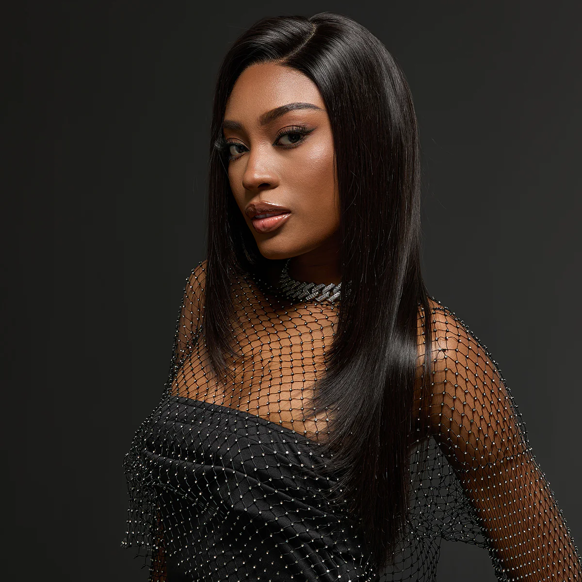 It Girl | RawMagic x Kim Kimble Icon Collection Silky Straight 13x6 Frontal HD Lace Wig with Drawstring Cap - Image 5
