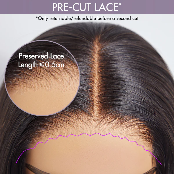 Brown Blonde Combo Highlight Loose Wave Glueless 5x5 Closure HD Lace Wig - Image 8
