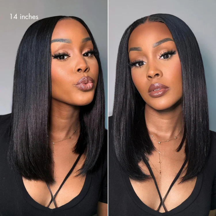 US Only - Luvme All-Day Comfort™ Wig 200% Density Bone Straight Glueless 7x6 Closure HD Lace Human Hair Wig Pre-Cut Lace - Image 6