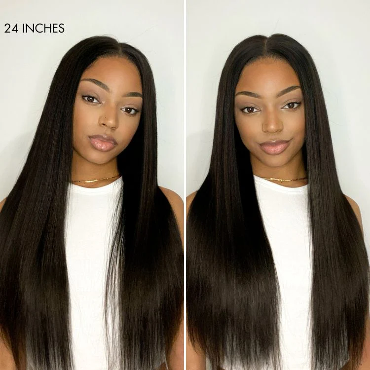 US Only - Luvme All-Day Comfort™ Wig 200% Density Bone Straight Glueless 7x6 Closure HD Lace Human Hair Wig Pre-Cut Lace - Image 8
