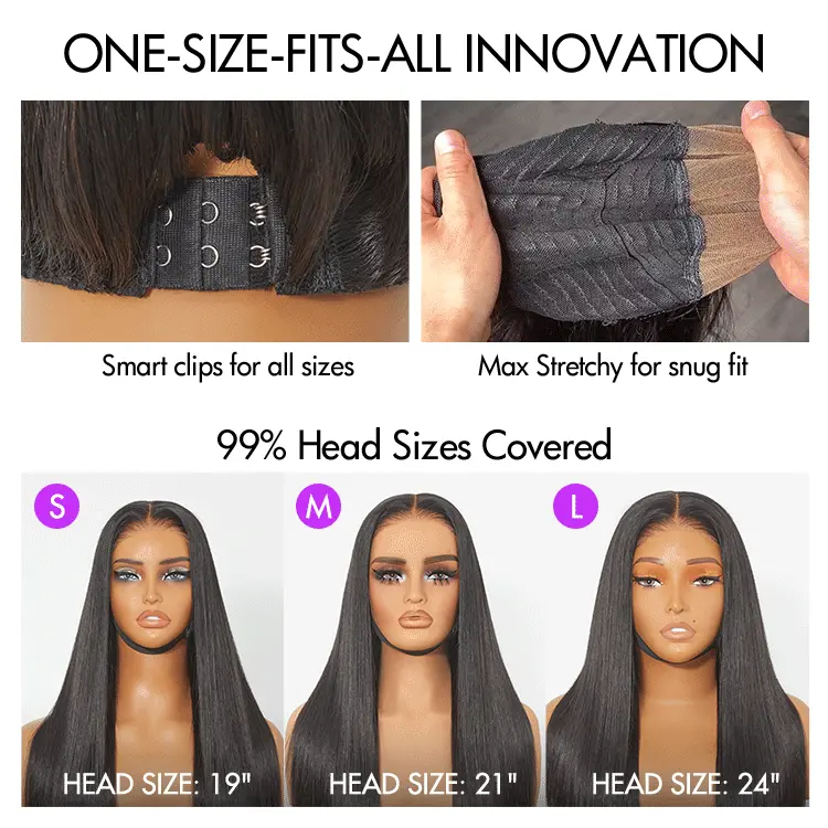 Luvme All-Day Comfort™ Wig Highlight Blunt Cut Bob Glueless Minimalist HD Lace Wig Pre-Cut Lace - Image 2