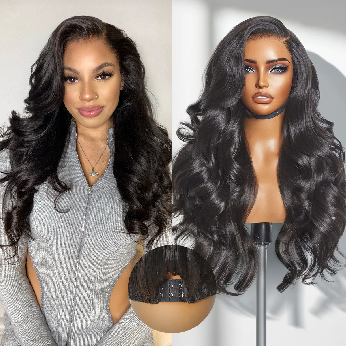 Luvme All-Day Comfort™ Wig PartingMax Glueless 7x6 Closure HD Lace Loose Body Wave Long Wig Pre-Cut Lace - Image 4