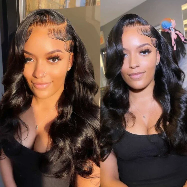 Upgraded Brazilian Hair Body Wave 3 Bundles with 5x5 HD Lace Closure - Image 8
