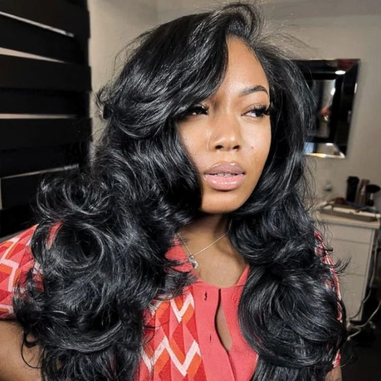 Luvme Hair PartingMax Layered Cut Loose Body Wave 7x6 Closure HD Lace Wig Pre-Cut Lace - US Only