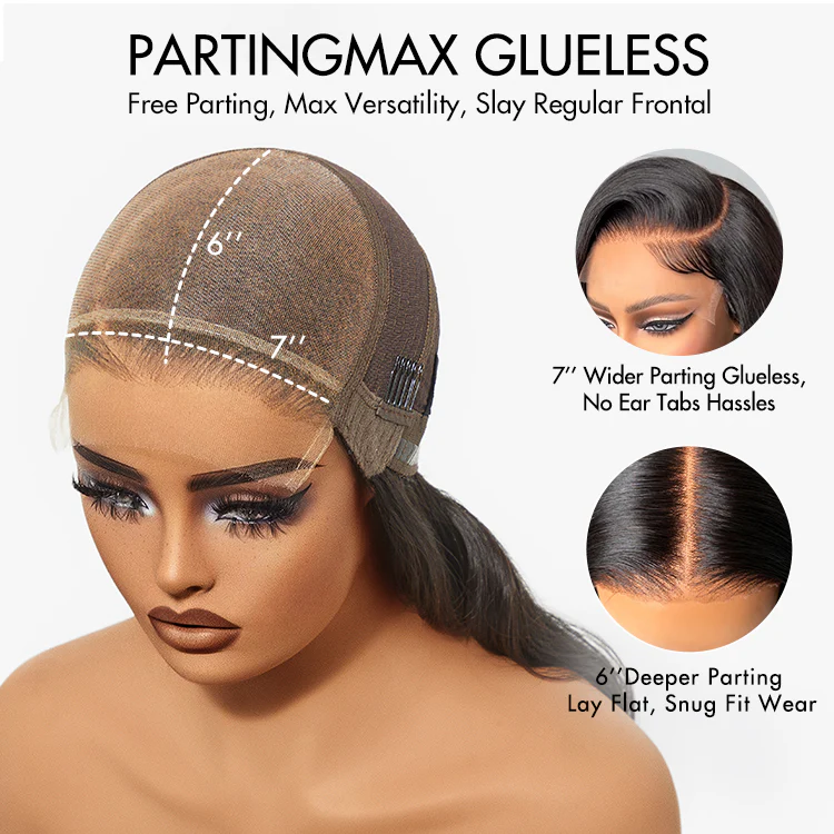 Luvme Hair PartingMax Glueless Wig Ombre Brown Loose Body Wave 7x6 Closure HD Lace Wig - US Only - Image 6