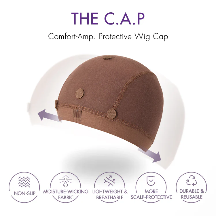 2pcs LUVME Reusable Non-Slip Wig Cap, Wig Gripper for Keeping Wigs Lace Front in Place - Image 2