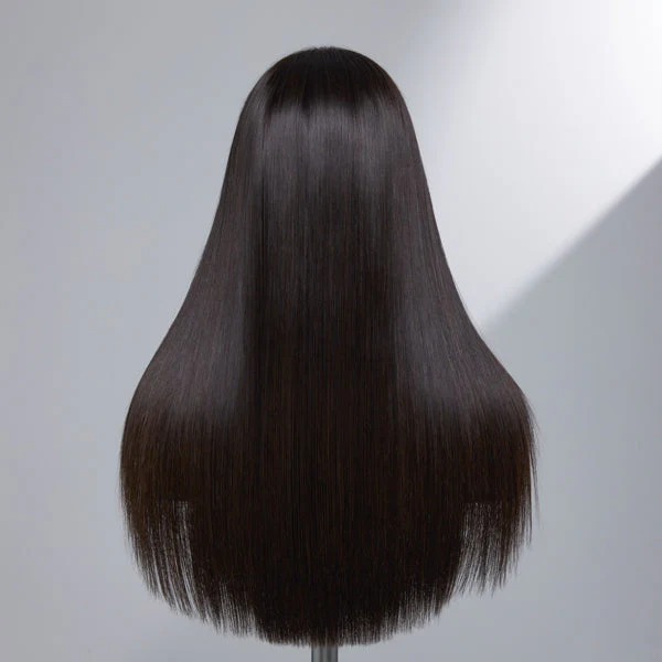 Luxury Choice | Super Density Silky Straight 13x4 Frontal Lace Long Wig 100% Human Hair - Image 4