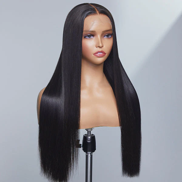Luxury Choice | Super Density Silky Straight 13x4 Frontal Undetectable HD Lace Long Wig 100% Human Hair - Image 5