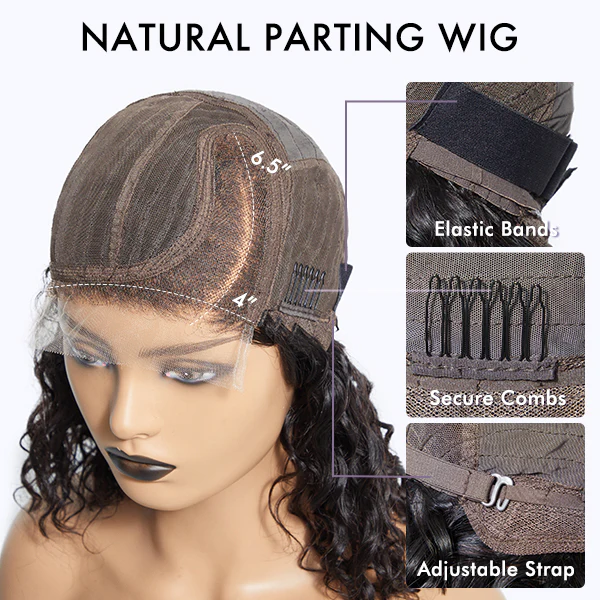 Mature C Part Natural Black Loose Wave Minimalist Undetectable HD Lace Wig 100% Human Hair - US Only - Image 5