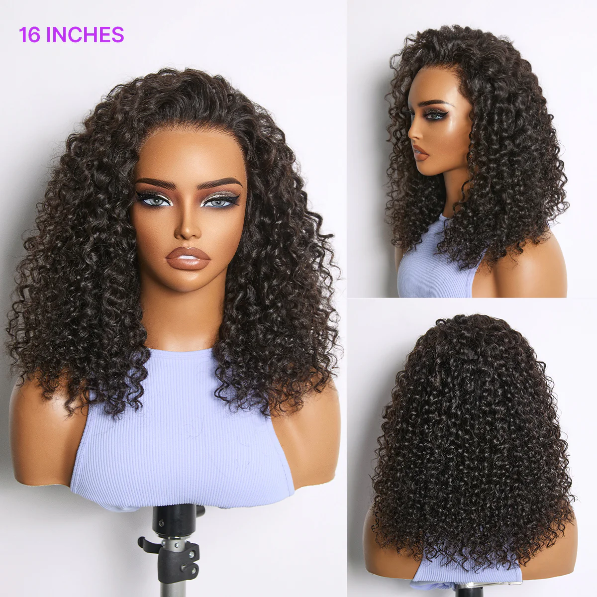 MyOwn-Fit™ 360 HD Lace Free Parting Water Wave Wig Flexi-Fit Invisi Drawstring Cap & Pre-Cut Lace - Image 7