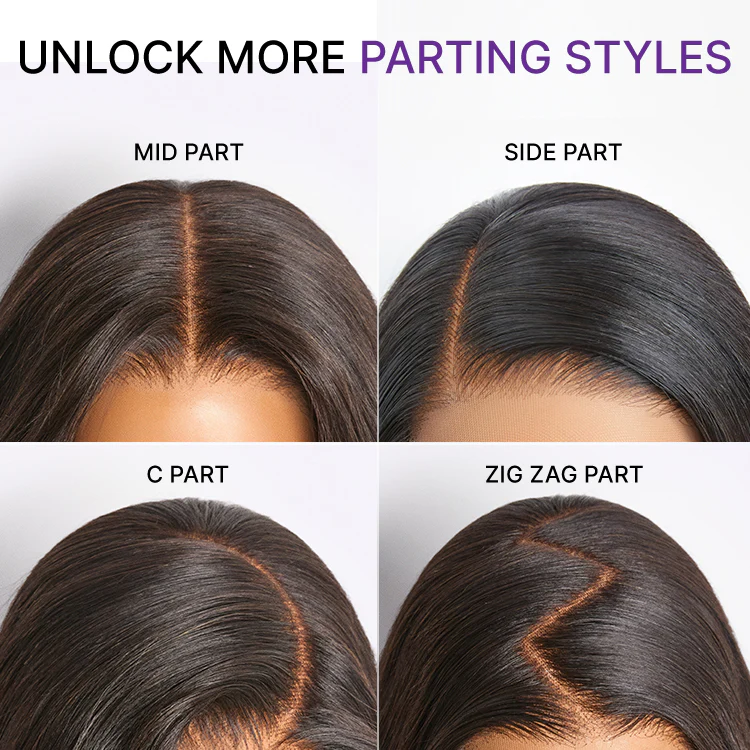MyOwn-Fit™ PartingMax Glueless Wig 180% Density Light Yaki Body Wave 7x6 Closure HD Lace Wig Flexi-Fit Invisi Drawstring Cap & Pre-Cut Lace - Image 9