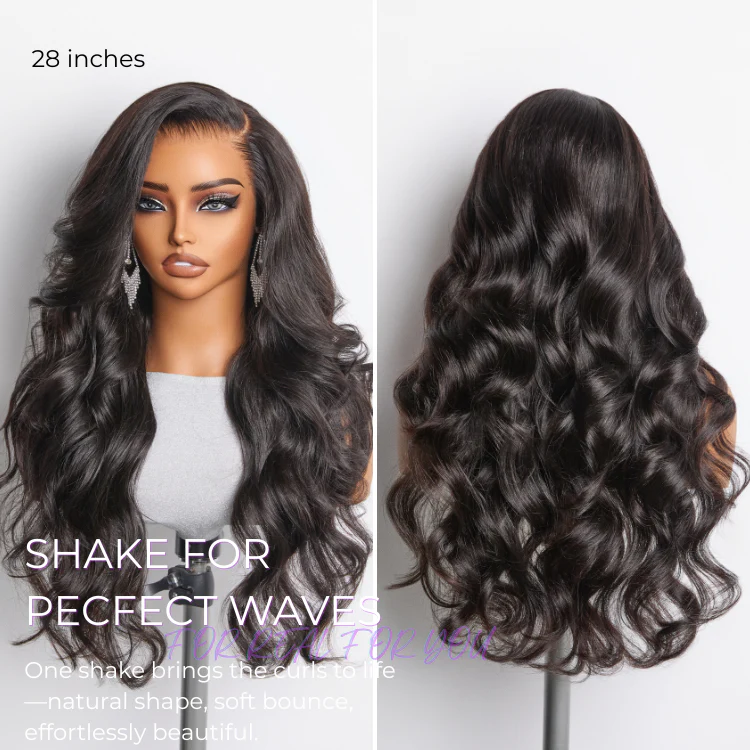 NatureMAX™ 200% Density Loose Wave Glueless 13x6 HD Lace Front Wig Human Hair Pre-Cut Lace Flexi-Fit Drawstring Cap - Image 8