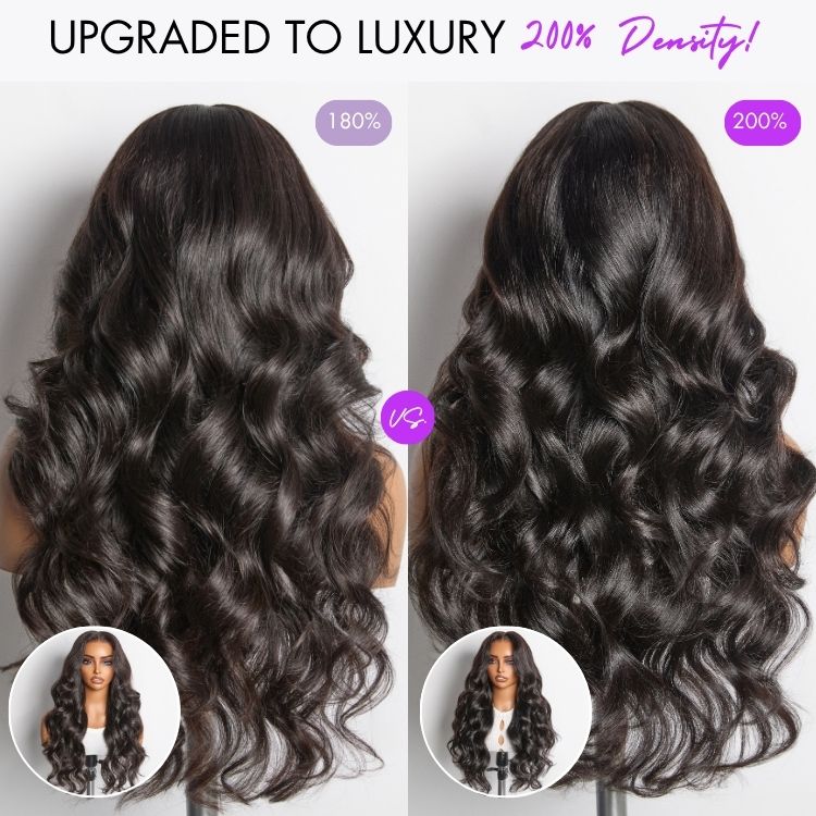 NatureMAX™ 200% / 250% Density Loose Wave Glueless Ear-to-ear 13x4 HD Lace Front Wig Pre-Cut Lace Flexi-Fit Drawstring Cap - Image 8