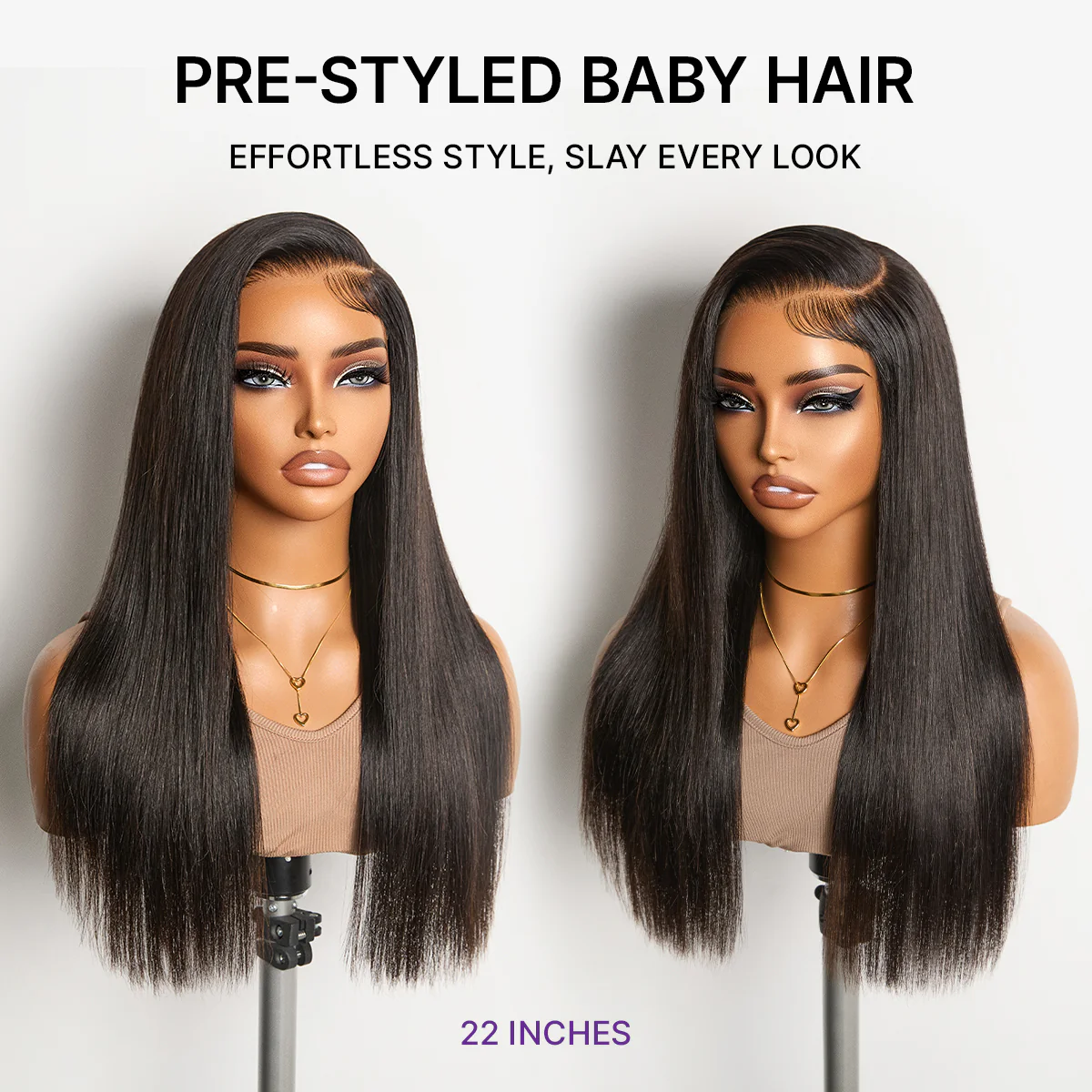 New Customers Only | Luvme All-Day Comfort Wig 180% / 250% Density Bone Straight with Baby Hair PartingMax Glueless 7x6 Closure HD Lace Wig Pre-Cut Lace - Image 5