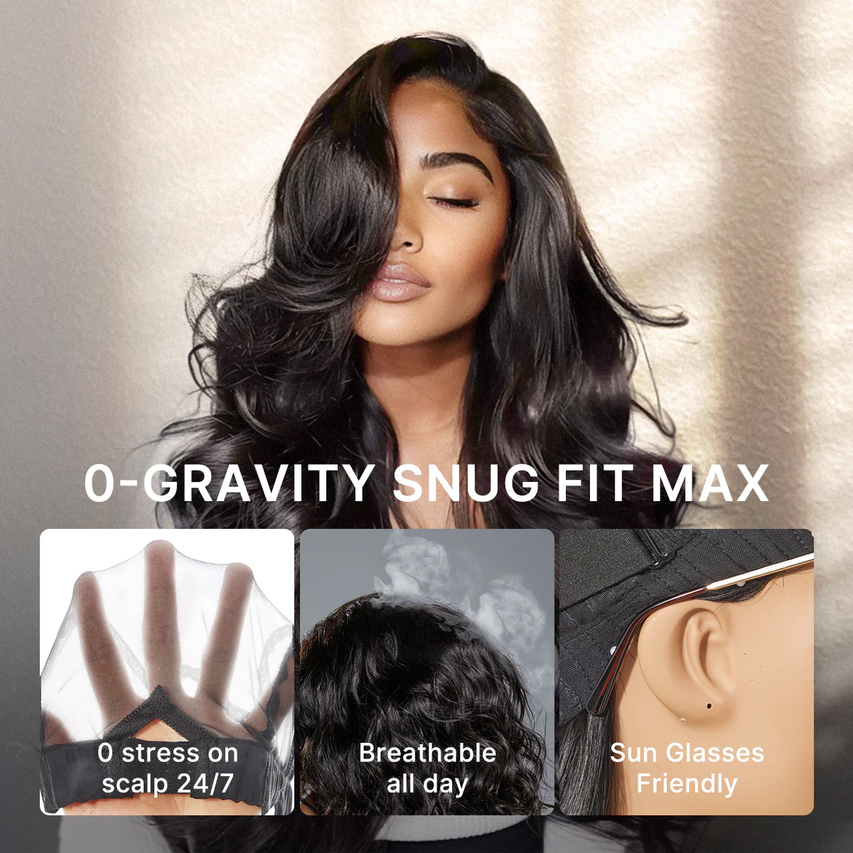 New Customers Only | Luvme All-Day Comfort Wig 180% Density Blonde Highlight Butterfly Cut Layered Light Yaki Straight Glueless 7x6 Closure HD Lace Wig Pre-Cut Lace - Image 7