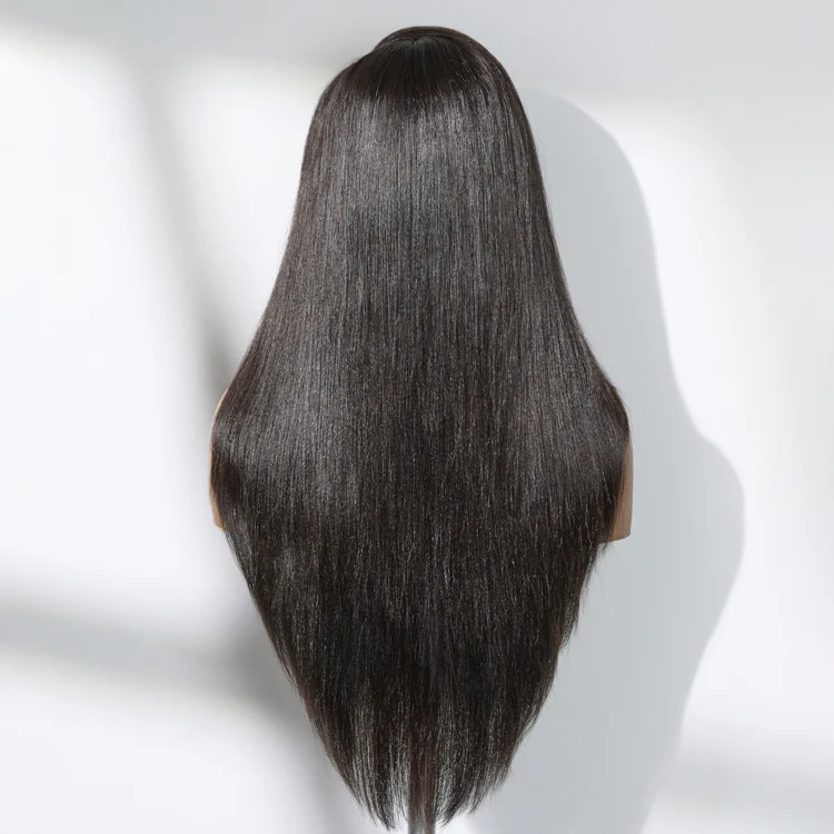 New Customers Only | Luvme All-Day Comfort™ Wig Layered Light Yaki Straight Glueless 7x6 Closure HD Lace Human Hair Wig Pre-Cut Lace - Image 7