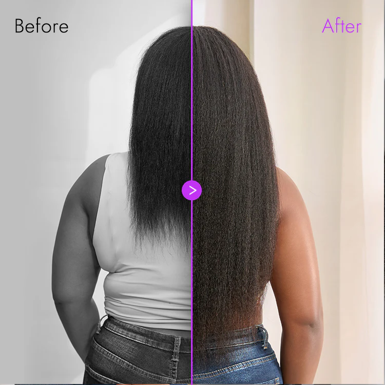 New Customers Only | Luvme Too Easy Texture™ 3-In-1 Half Wig Kinky Curly / Yaki Straight / Messy Burmese Curly Glueless Flexi-Fit Drawstring Wig - Image 10