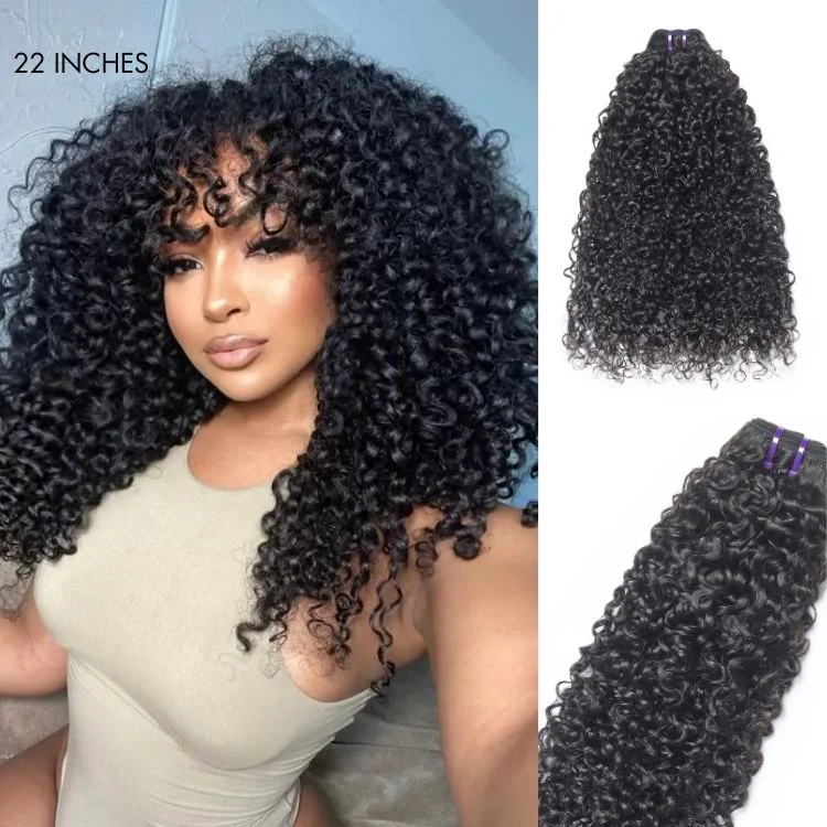 New Customers Only | Messy Burmese Curly Bundles 100% Premium Remy Human Hair Bundles 1pc / 3pcs - Image 4