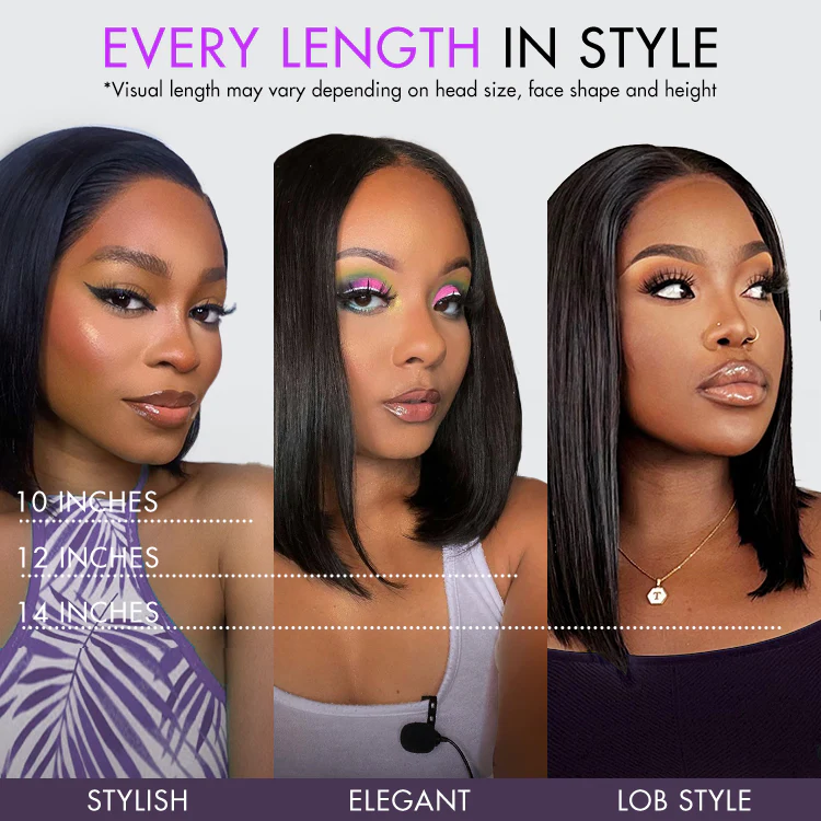 PreMax Wigs | Ombre Blonde Highlight Silky Straight Glueless Ear-to-ear Lace Bob Wig 100% Human Hair Pre-Cut Lace - Image 6
