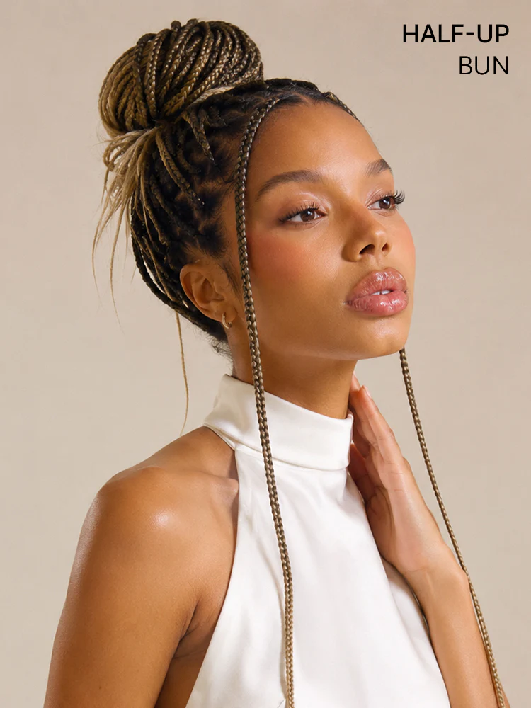 OwnScalp™ 613 Blonde Lightweight Salon-Like Braids with a Real Scalp Look Full HD Lace Knotless Box Braided Wig Drawstring Cap - US Only - Image 13