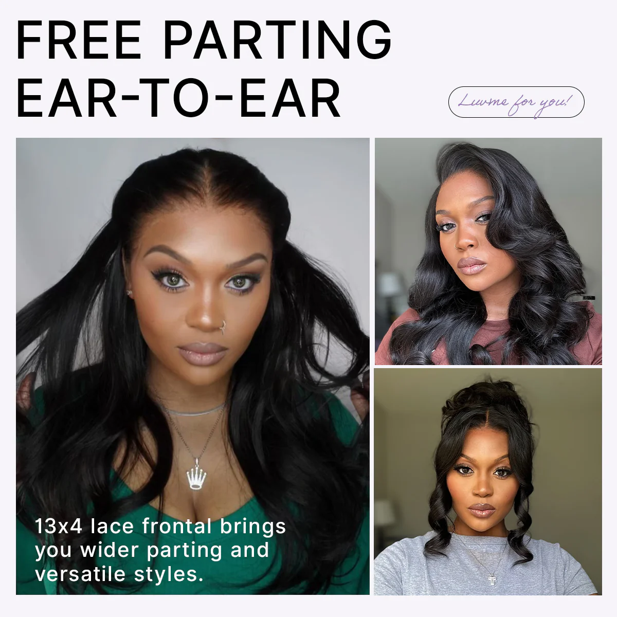 PreMax Wigs | Super Natural Hairline Silky Straight Glueless 13x4 Frontal Lace Wig Human Hair Pre-Cut Lace - Image 9
