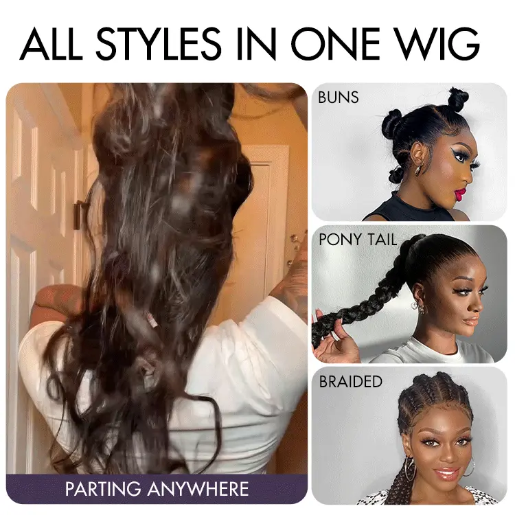 PreMax Wigs | Luxury HD Full Lace Flexi-Fit Invisi Drawstring Cap Loose Body Wave Human Hair Wig - Image 4