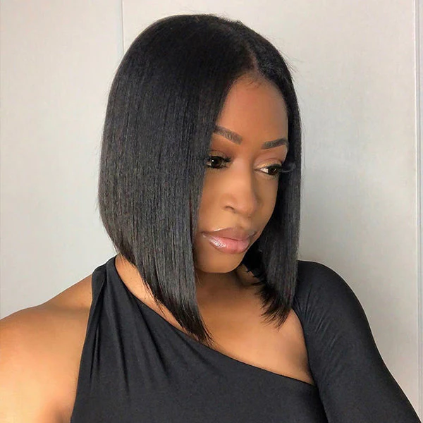Quick & Easy Affordable U Part Bob Wig 100% Human Hair  - US Only - Image 2