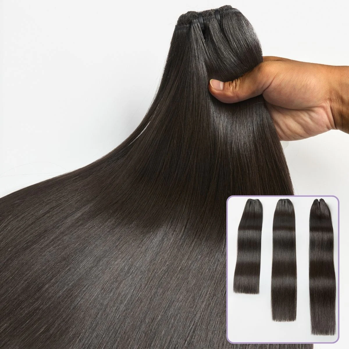 RawMagic Luxe Bundles - Silky Straight 100% Virgin Human Hair Bundles