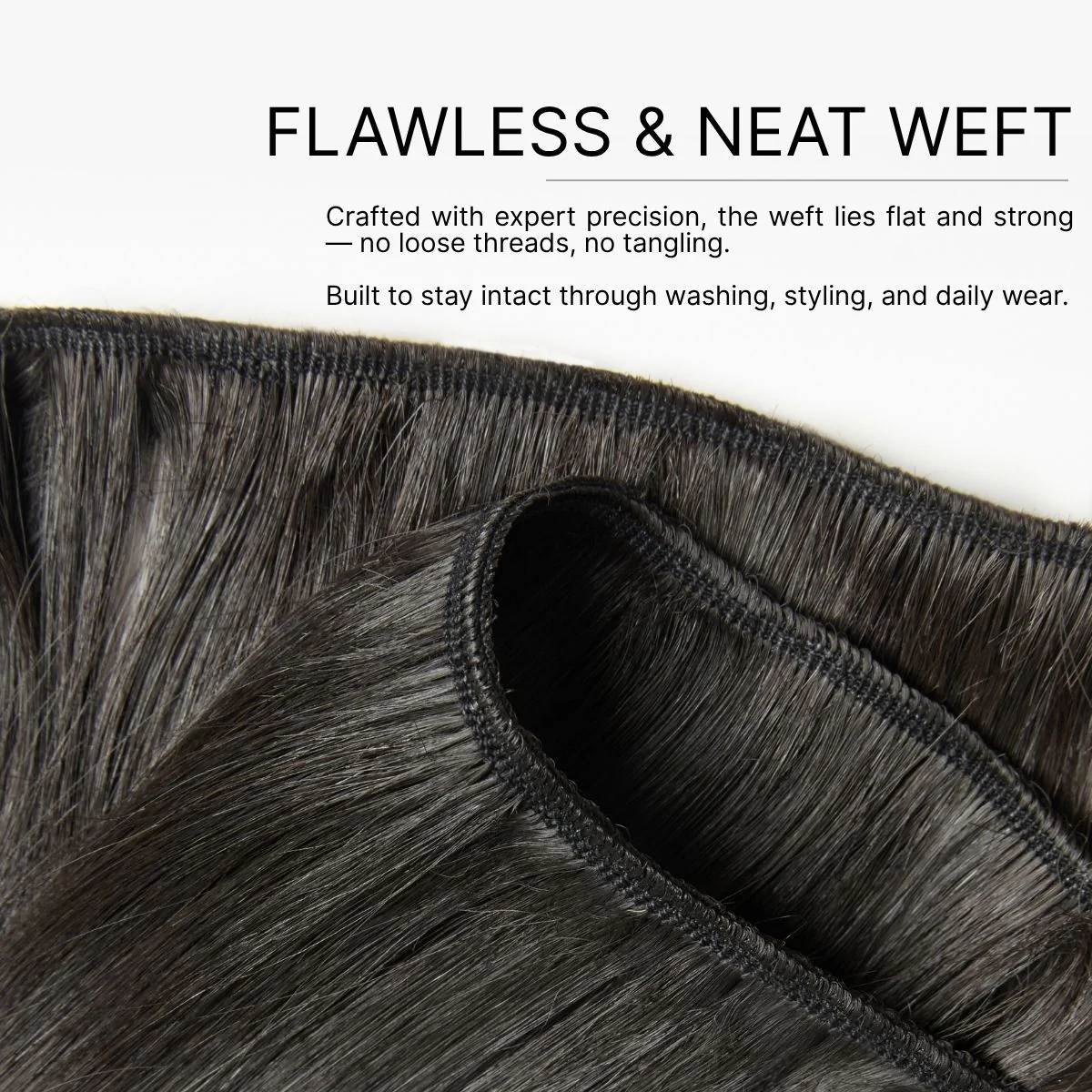 RawMagic Luxe Bundles - Silky Straight 100% Virgin Human Hair Bundles - Image 4