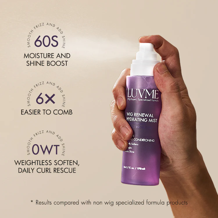 US only | 1PC Hair Straightener + 1pc Wig Renewal Hydrating Mist | Add-on Item - Image 7