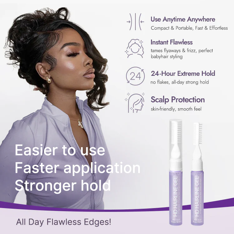 US Only | LUVME Edge Control Stick 2.0 - Strong Hold for Wigs, Portable Hair Styling Tool - Image 2