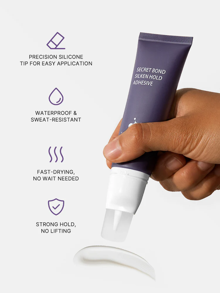 US Only | LUVME Wig Hairline Glue - Silicone Applicator for Easy Mess-Free Application, Invisible Strong Hold - Image 3