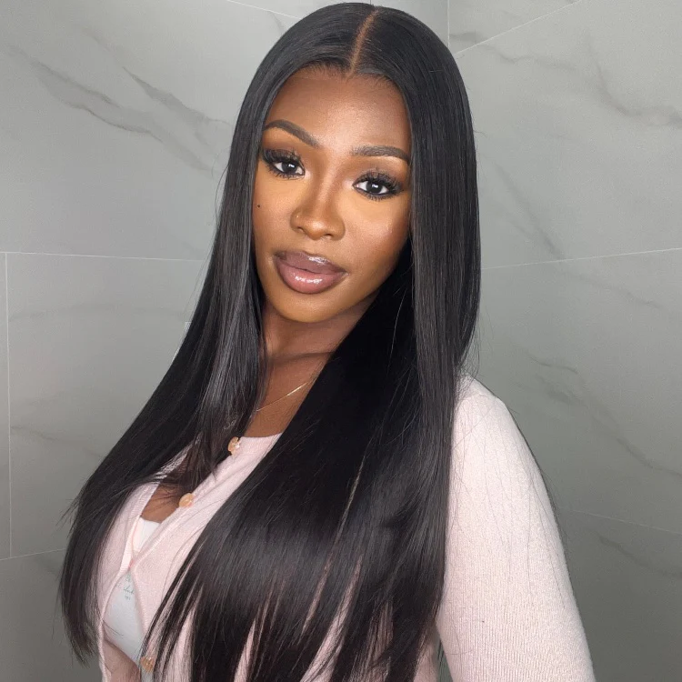 Luvme Hair Straight Glueless 13x4 Frontal Lace Long Wig 100% Human Hair | US Only
